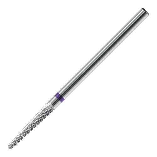 HYTOOS Small Cone Cuticle Clean Nail Drill Bits, 3/32" 2mm Conical Carbide Nail Bit, Professional Safety Under Nails Cleaner for Cuticle Dead Skin, Electric Manicure Accessories, Medium