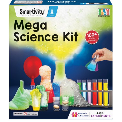Smartivity Mega Science Kit for Kids Ages 8-14 Years I 150+ Science Experiments Kit | Christmas, Birthday Gifts for Boys & Girls | STEM Educational Toy for Kids 8,9,10,11,12,13,14 Years Old