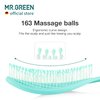 MR.GREEN Hollow Out Hair Brush Scalp Massage Combs Hair Styling Detangler Fast Blow Drying Detangling Tool For Wet Dry Curly Hair (Green)