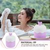 DOITOOL Face Wash Foam Maker Facial Foam Cup Whip Bubble Maker Foam Whip Maker Facial Skin Cleansing Care for Home Travel Purple