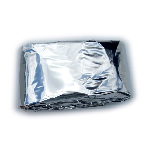 Grabber Outdoors The Original Space Brand Emergency Survival Blanket, Silver (Pack of 3)