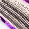 Bodermincer 120pcs D Curl 12D Fish Tail Lash Clusters Natural Soft Long PBT Mink False Eyelashes Individual Lashes Handmade Fake Eyelashes Extension (14mm)