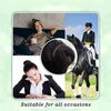 Coloryoung 24 Count Black Invisible Elastic Edge Thicker Mesh Hair Nets for Women Hair Bun Food Service Ballet