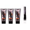 yper Fudge Style Hair Gum Extreme Hold Controlling Gel (5.07 oz) with Teasing Comb Pack of 3