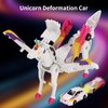 lavekywasa Car Toy transformable Unicorn, Sports car Collision Magic Unicorn, Children's transformable car Robot Suitable for Boys and Girls