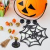 IMIKEYA 25PCS/Set Halloween Miniature Ornaments Mini Figurine Fake Spider Halloween Witch Hat Broom Halloween Miniature Dollhouse Accessories DIY Halloween Decor Party Favor