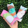 Top Trenz Squishmallows Flippin' Cute Reversible Water Wiggler, Sensory Plush Water Snake with Wendy The Frog & Malcolm The Mushroom, Classroom Fidget Toy & Party Favors (1 Water Wiggler Toy)
