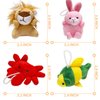 56 Pack Mini Plush Animals Toys Bulk, Small Stuffed Ocean Animal Toy Set, Keychain Decoration for Claw Machine, Birthday Party Favor, Goodie Bag Fillers, Christmas, Classroom Prize Box, School Reward