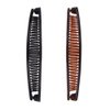 Black and Brown Vintage Clincher Hair Clips and Combs Set - Thick Curly Long Hair Accessories with Fish Grip Slide Claws for Women