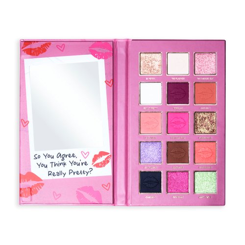 Revolution Beauty, Mean Girls x Revolution Burn Book Eyeshadow Palette, 15 Pigmented Eye Shadow Colors, Neutrals & Shimmers, Cruelty-Free & Vegan, 8.82 oz