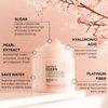 NATURELAB. TOKYO Perfect Clean Scalp Scrub LIMITED EDITION Sakura Scent:2-in-1 Hair Treatment to Clarify and Remove Product Buildup for Immense Shine I Cherry Blossom Scent | 8.1 OZ