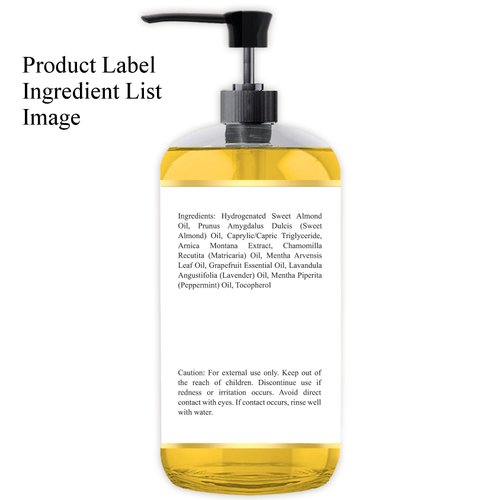 Essentially KateS Sore Muscle Massage Oil 8 Fl Oz - Arinca Extract and Peppermint - Soothe Sore and Tired Muscle and Joints