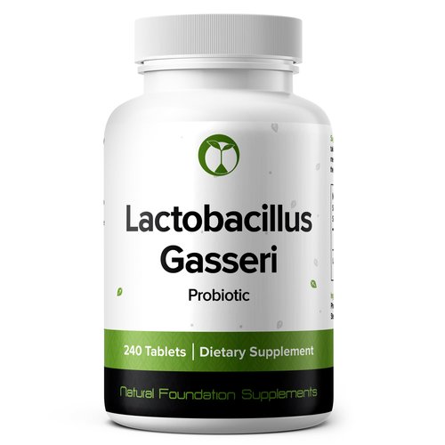 Lactobacillus Gasseri Probiotic Supplement 240 Tablets 3 Billion CFU Probiotics for Men & Women Supports Intestinal Digestive & Gut Health (240, Lactobacillus Gasseri)