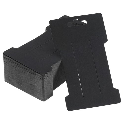 PATIKIL Hair Clip Display Cards, 100 Pack Paper Cardboard Hair Bow Holder Rectangle Hair Barrette...