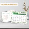 Desk Calendar 2024, Monthly Desktop Calendar, Standing Flip Calendar with Thick Paper(Jan. 2024 - Jun. 2025, 10" x 8.25"), Academic Year Standing Desk Calendar with Planner Stickers