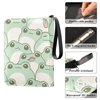 SDMKA Cute Frog Pattern Card Binder 4-Pocket, 400 Pockets Trading Cards Holder Games Card Albums Storage Organizer Case for Football, Baseball Cards