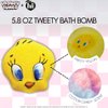 Tweety x Hi Peach Layne Bath Spa Box Gift Set, Head and Wristband Wrap Face Wash Set, Tweedy Bath Bomb (5.8oz), and Rainbow Body Scrub (8.82oz)