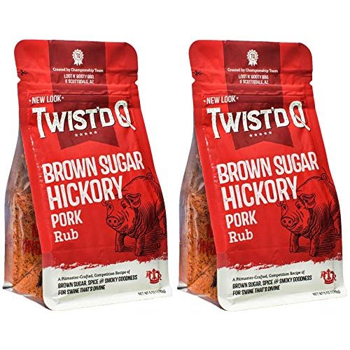 Twist'd Q - Brown Sugar Hickory Pork Rub - American Royal - Loot N' Booty - 2 Pack