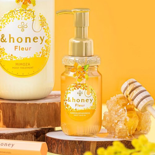 &HONEY Fleur Kinmokusei & Mimosa Hair Oil, 3.0 oz