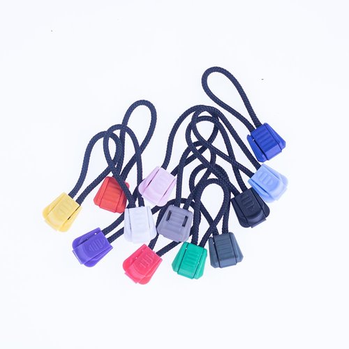 Paracord Planet Lightweight Plastic Zipper Pulls - Available in a Variety of Colors - Pack Sizes Range from 5-136