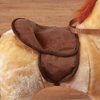 Fox Valley Traders Animated Rocking Horse with Sounds, Plush Ride-On Pony with Wooden Base