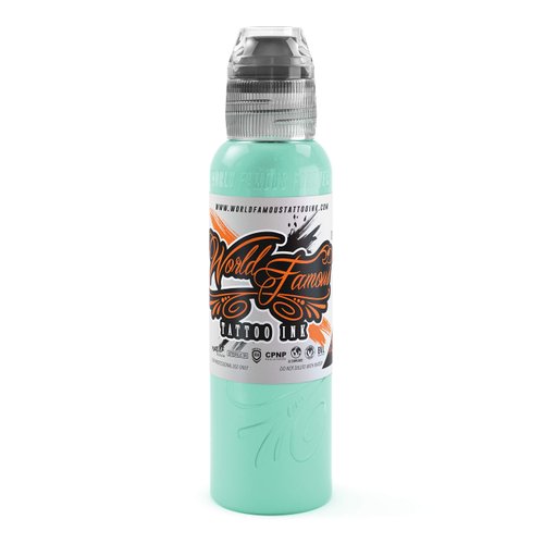 World Famous Turquoise Tattoo Ink, Vegan and Professional Ink, Made in USA,Patina Turquoise Blue, 5 oz