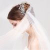 MOAMUN 23pcs Wedding Hair Comb Set, Bridal Hair rhinestone Accessories, Women Hair Side Comb Crystal Pearl Hair Pins Clips for Bridesmaids Flower Girl Prom