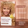 Clairol Textures & Tones Permanent Hair Dye, 7G Luminous Blonde Hair Color, Pack of 1