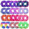 24Pcs Hair Scrunchies for Girls Shiny Metallic Scrunchies Cute Elastic Hair Bands Scrunchy Hair Ties Ponytail Holder for Girls Women Hair Accessories with a Gift Bag for Gym Dance Party Club