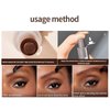 Liquid Microblading Eyebrow Pen,Square Angled Liquid Eyebrow Brush Hair-Like Strokes Long Lasting Waterproof Eyebrow Pencils Creates Natural Looking Brows Effortlessly (#01Espresso+#03Auburn)