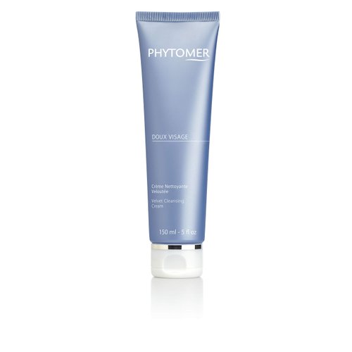 Phytomer Doux Visage Velvet Facial Cleansing Cream | Gentle Facial Cleanser & Make-up Remover | for Soft, Hydrated Skin | Safe & Natural Ingredients | Sustainable & Eco-Friendly | 150ml
