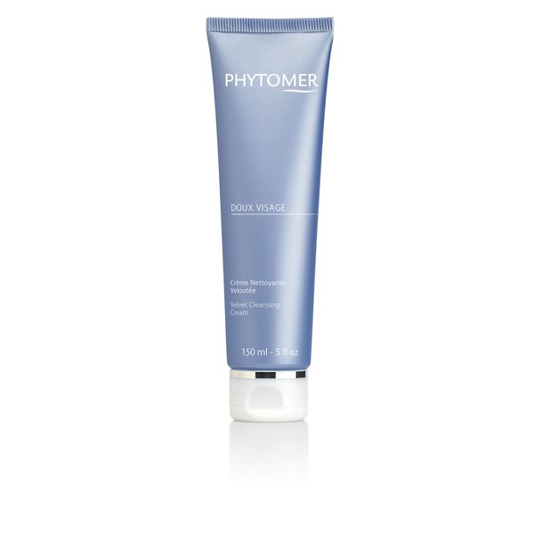 Phytomer Doux Visage Velvet Facial Cleansing Cream | Gentle Facial Cleanser & Make-up Remover | for Soft, Hydrated Skin | Safe & Natural Ingredients | Sustainable & Eco-Friendly | 150ml