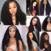 BASEMMAHER Lace Front Wigs Human Hair Pre Plucked Brazilian Wet and Wavy Artificial Human Hair Wigs for Black Women Natural Color Glueless Curly Lace Frontal Wigs (26 Inch)