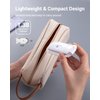 DEWENWILS Book Reading Light with Clip, USB Rechargeable Booklight for Reading in Bed, Eye Care LED Book Lamp for Kids, Bookworms,2 Brightness Levels (White)