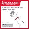 MUELLER Sports Medicine Adjustable Night Support Wrist Brace, For Sleeping, Arm Compression worn Left or Right For Men and Women, Black, One Size Fits Most