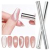 HYWWPFLAY 5 Pieces Cat Eye Nail Magnet Cat Eye Magnet for Nails Magnetic Gel Polish Magnetic Magnets Wood Cat Eye Nail Polish Magnet Stick Nails Design Tool for DIY Home, Salon, Studio