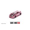 True Scale Miniatures Model Car Compatible with Nissan Skyline GT-R (R34) Kaido Racing Factory V1 Pink 1/64 Diecast Model Car Kaido House KHMG128