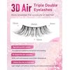 Lash natural wispy cat eye eyelashes, Frihappy false eyelashes, Wispy Strips, Faux Mink Lashes, black band lashes, 7 pairs, Frihappy 2024 lashes #Lyra