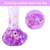 Jelly Cube Clear Slime Pack, Crunchy and Non Sticky Crystal Slime, Purple Astronaut Glossy Sludge Toy, Perfect Birthday Easter and Christams Gifts, Goodie Bag Stuffers, Kids Party Favors