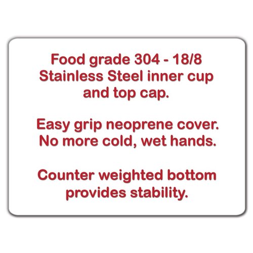 Mugzie "Fish Symbols" Cocktail Shaker, 16 oz, Black