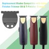 T-Blade Replacement,Trimmer Blade Compatible with oster Finisher Trimmer Model 59 and T-Finisher Trimmer Blades,Wide (Black)