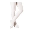 DIPUG Ballet Tights for Girls Dance Tights Toddler Thick Soft Footed Kids White Stockings Size 5t 6 7 8, 1 Pack
