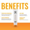 GK HAIR Global Keratin The Best (3.4 Fl Oz/100ml) Smoothing Keratin Hair Treatment - Professional Brazilian Complex Blowout Straightening For Silky Smooth & Frizz Free Hair
