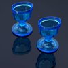 AYUSHYA HEALTH BlueCOLOR Eye Wash Cups with Storage Container- Eye Cups for Eye wash Shaped Rim for Eye Rinse, Cleansing, Remove Dust, Makeup & Irritants- Eye wash kit Set of 2 Eye Cup