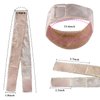 GOLRESOL Elastic Bands For Wigs, Wig Band for Wigs Edges Wrap to Lay Edges, Lace Melting Band for Keeping Wigs in Place, Wig Accessories, Wig Grip Headband to Keep Wig Grip No Slip (Nude, 2pcs)