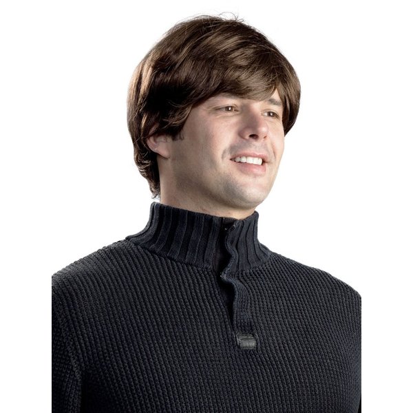 Beatles George color Brown - Harrison 60s Beetles Rock G Mop Top Men British Invasion Enigma Peluca Bundle MaxWigs Costume Wig Care Guide