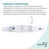 Motif Medical, Pregnancy Support Band, Relieves Pressure on the Abdomen, Lower Back, Hips, and Pelvis, White - Extra Small
