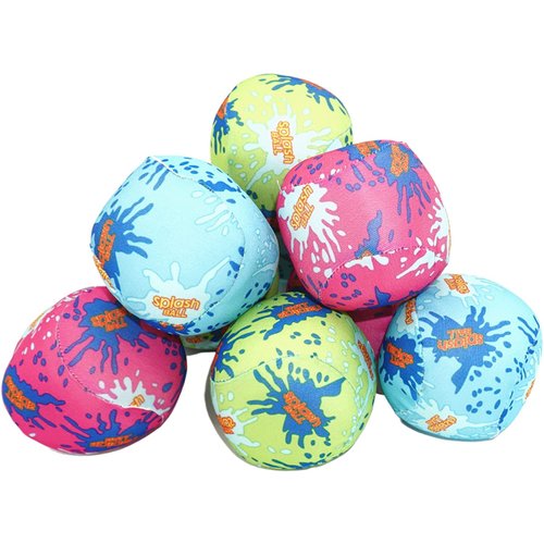 4E's Novelty 24 Pack - 3" Water Bomb Splash Balls - Water Absorbent Ball - Kids Pool Toys, Outdoor Water Activities for Kids, Pool Beach Party Favors. Water Fight Games