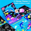 JUNQIU Scratch Art for Kids, Ocean Animals Black Rainbow Scratch Art Paper Set-Arts and Crafts Kits & Supplies, Party Games & Activity, Gifts for Toddlers Girls & Boys Birthday Christmas