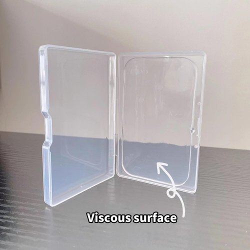 Manqianxun false eyelash adhesive storage box. Portable dust-proof transparent false eyelash storage tool. Suitable for traveling with you. And daily storage of false eyelashes.
